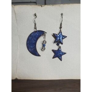 Vintage 1991 Signed Enamel Earrings Created By Deborah Lutz New York Artist 1 Of